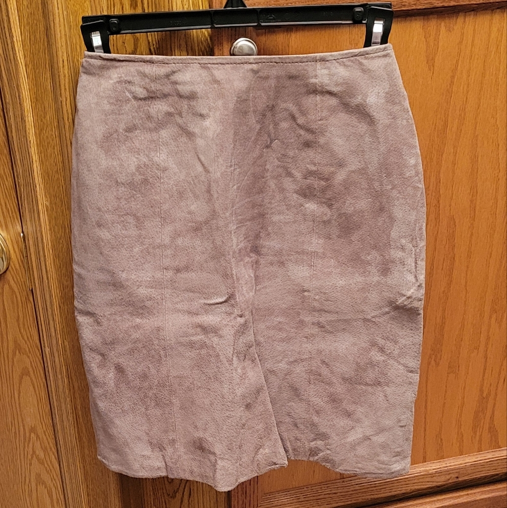 Vintage Leather Skirt